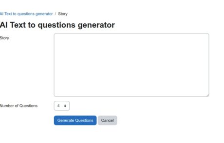 Using Ai Generator For Question Moodle: AI Text to Questions Generator – AILC Portal