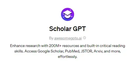 ScholarGPT