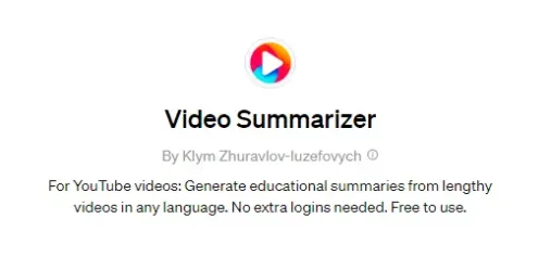 VideoSummarizer2