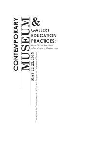 Contemporary Museum and Gallery Education practices