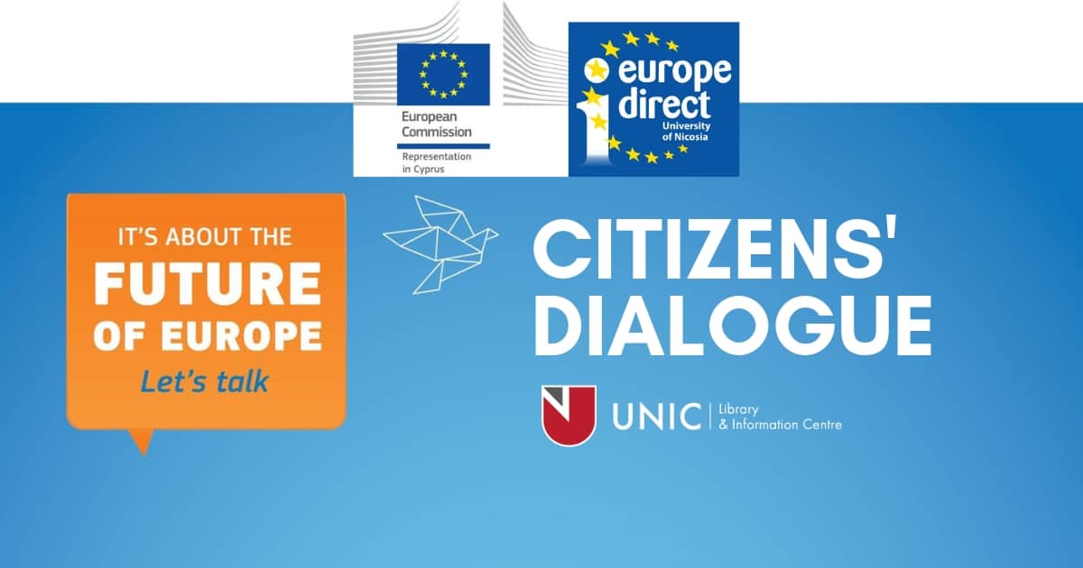 Citizens’ Dialogue: From Horizon 2020 to Horizon Europe: Research and Innovation perspectives for Cyprus