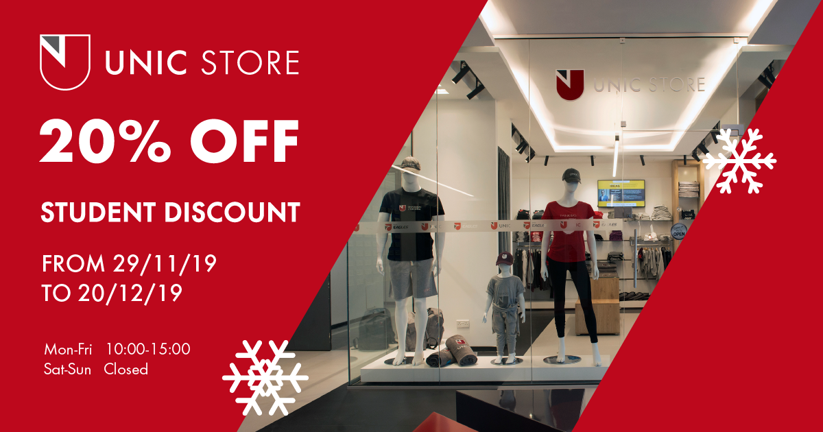 UNIC Branded Gear at a Special Discount - University of Nicosia