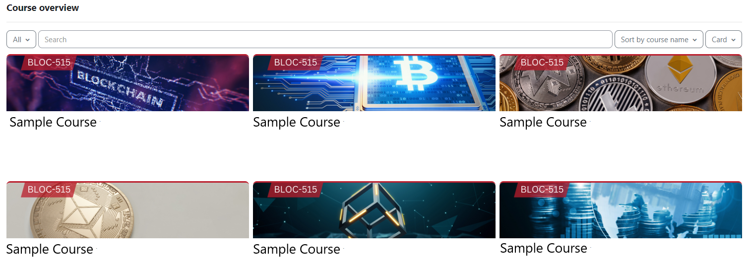New Course Thumbnails in Moodle! – AILC Portal